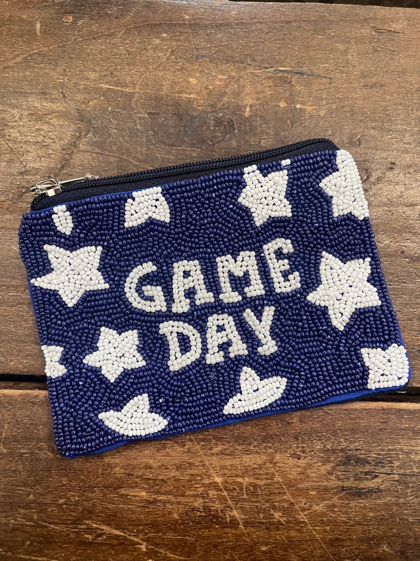 Game Day Beaded Coin Purse-accessories > Apparel & Accessories > Handbag & Wallet Accessories-Quinn's Mercantile