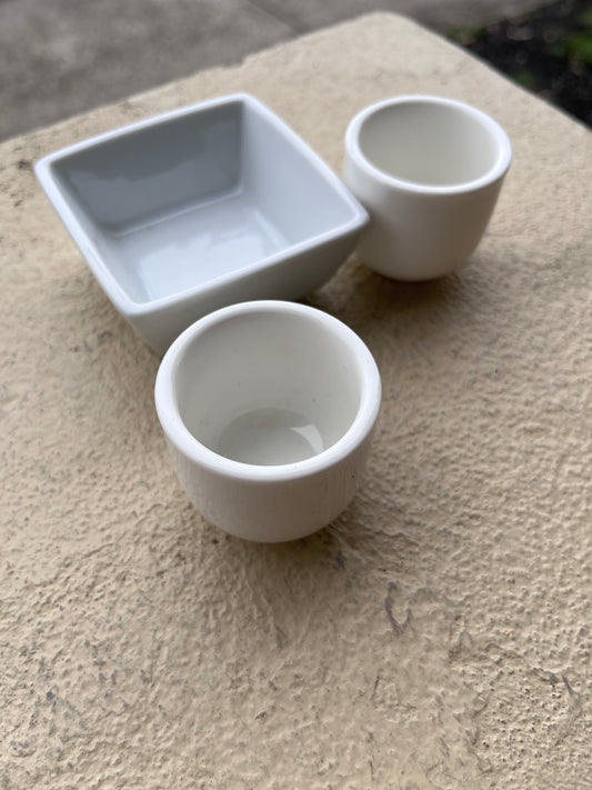 Mini Porcelain Tableware-Tableware > Home & Garden > Decor > Decorative Bowls-Quinn's Mercantile