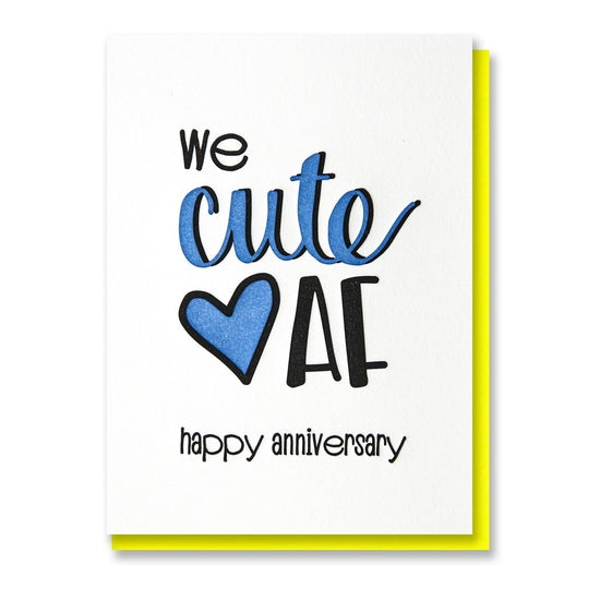 Cute AF Card-Greeting & Note Cards > Arts & Entertainment > Party & Celebration > Gift Giving > Greeting & Note Cards-Quinn's Mercantile
