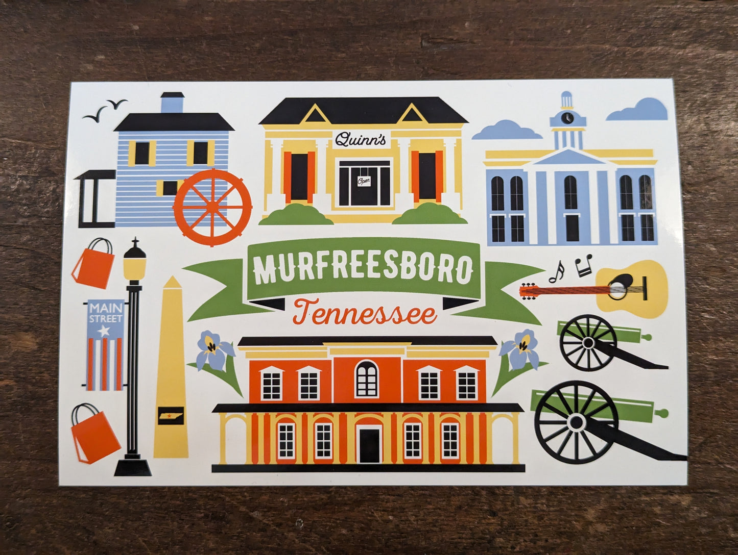 Murfreesboro Postcard-Greeting & Note Cards > Arts & Entertainment > Party & Celebration > Gift Giving > Greeting & Note Cards-Quinn's Mercantile