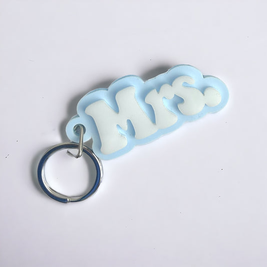 Mrs Handcrafted Keychains-apparel & Accessories > Handbag & Wallet Accessories > Keychains-Quinn's Mercantile