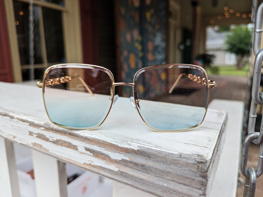 Pink-Blue Ombre Sunglasses-Apparel & Accessories > Clothing Accessories > Sunglasses-Quinn's Mercantile