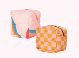 Checkered Mod Pouch-Apparel & Accessories > Handbag & Wallet Accessories-Quinn's Mercantile