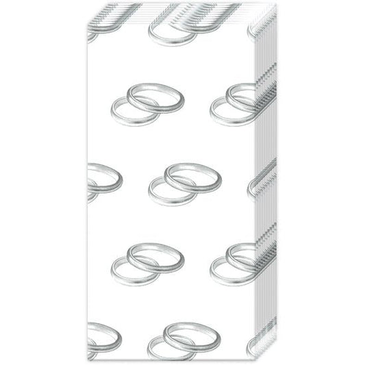 Silver Rings Pocket Tissues-Textiles > Home & Garden > Household Supplies > Household Paper Products > Facial Tissues-Quinn's Mercantile