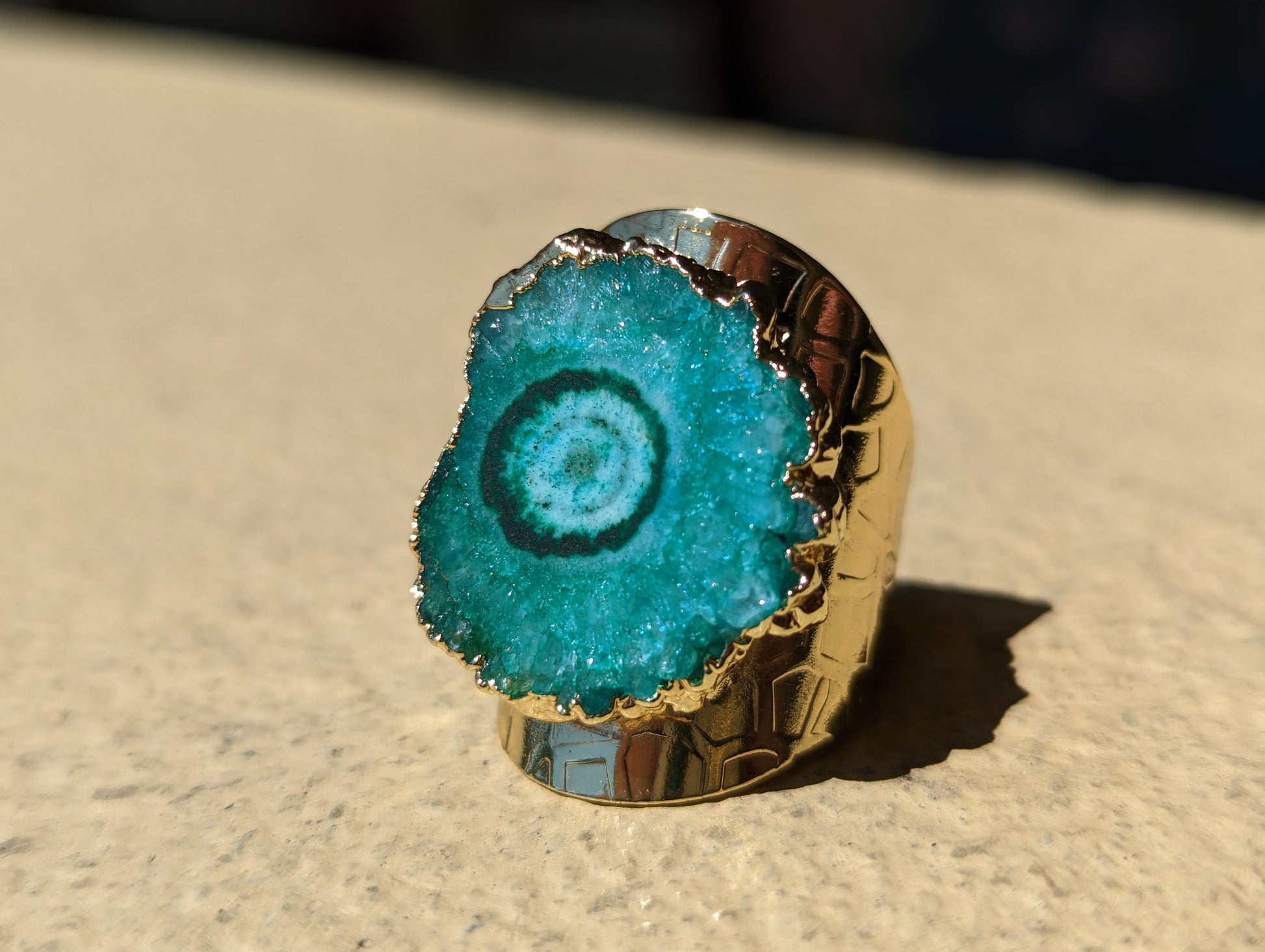 Stone Ring-Jewelry > Apparel & Accessories > Jewelry > Rings-Quinn's Mercantile