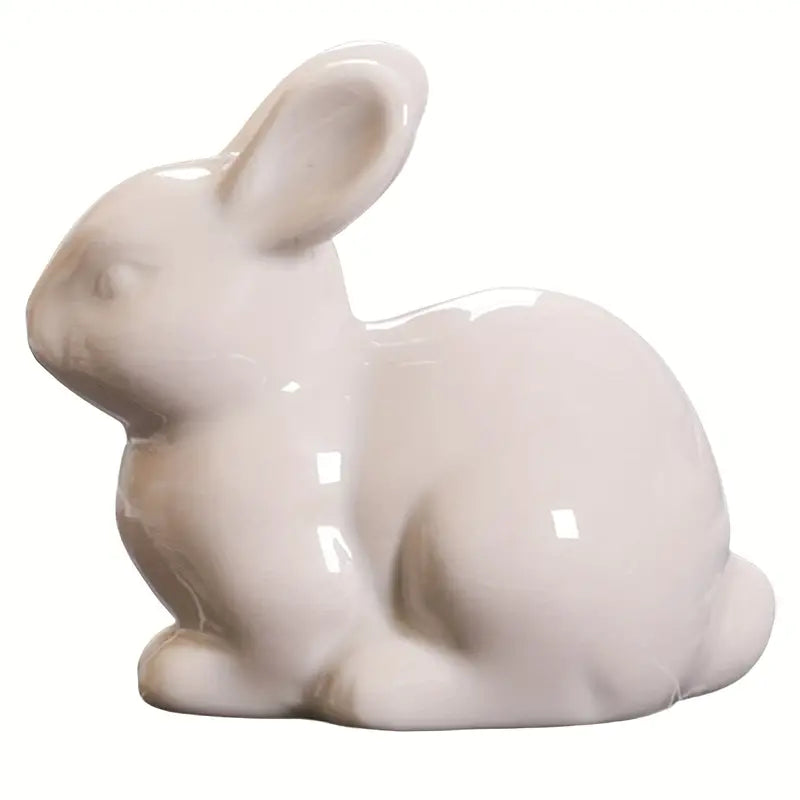 Ceramic Rabbit Figurine-Home Decor > Home & Garden > Decor > Figurines-Quinn's Mercantile