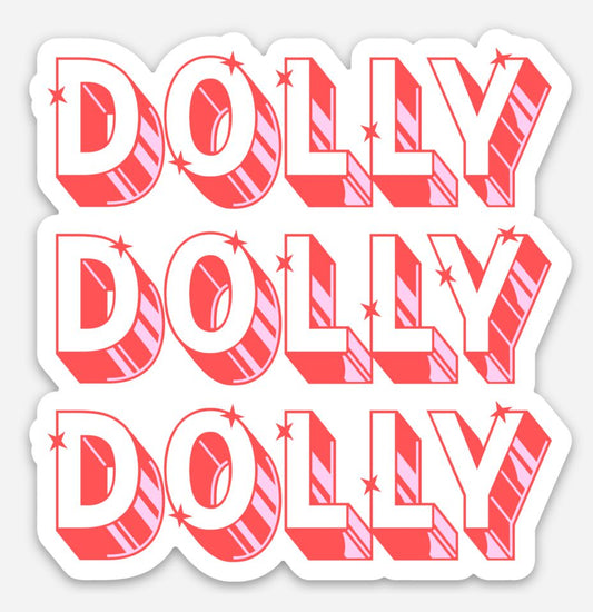 Dolly Dolly Dolly Sticker-Decorative Stickers > Arts & Entertainment > Hobbies & Creative Arts > Arts & Crafts > Art & Crafting Materials > Embellishments & Trims > Decorative Stickers-Quinn's Mercantile