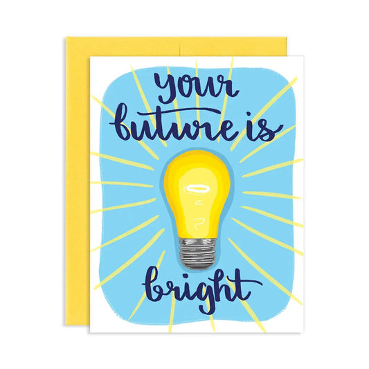 Your Future is Bright Greeting Card-Greeting & Note Cards > Arts & Entertainment > Party & Celebration > Gift Giving > Greeting & Note Cards-Quinn's Mercantile