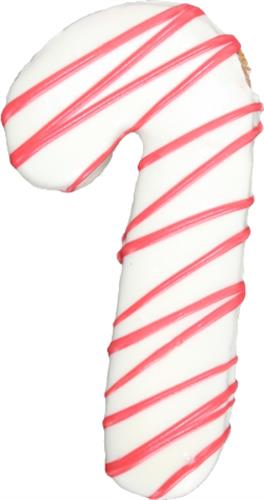 Hand Decorated Candy Cane Dog Treat-Furry Friends > Animals & Pet Supplies > Pet Supplies > Dog Supplies > Dog Treats-Quinn's Mercantile