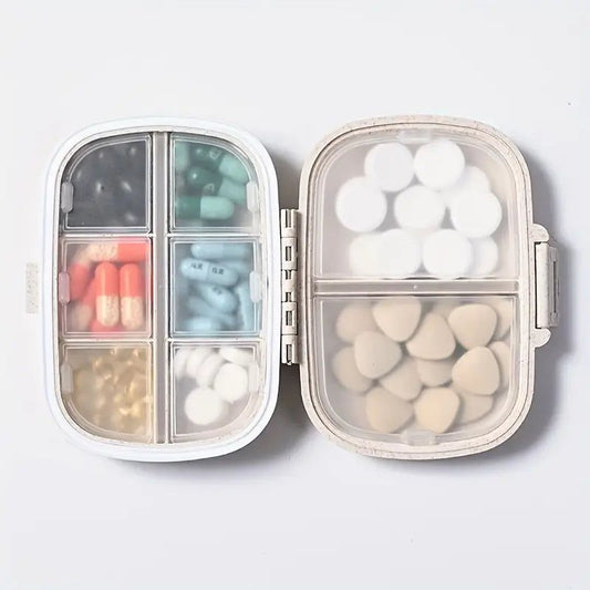 Portable Pill Box For Travel-ealth & Beauty > Health Care > Medicine & Drugs-Quinn's Mercantile