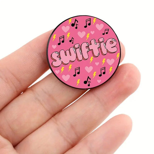 Swiftie Music Note Pin-Apparel & Accessories > Jewelry > Brooches & Lapel Pins-Quinn's Mercantile