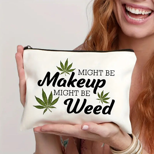 Weed Makeup Bag-Luggage & Bags > Shopping Totes-Quinn's Mercantile