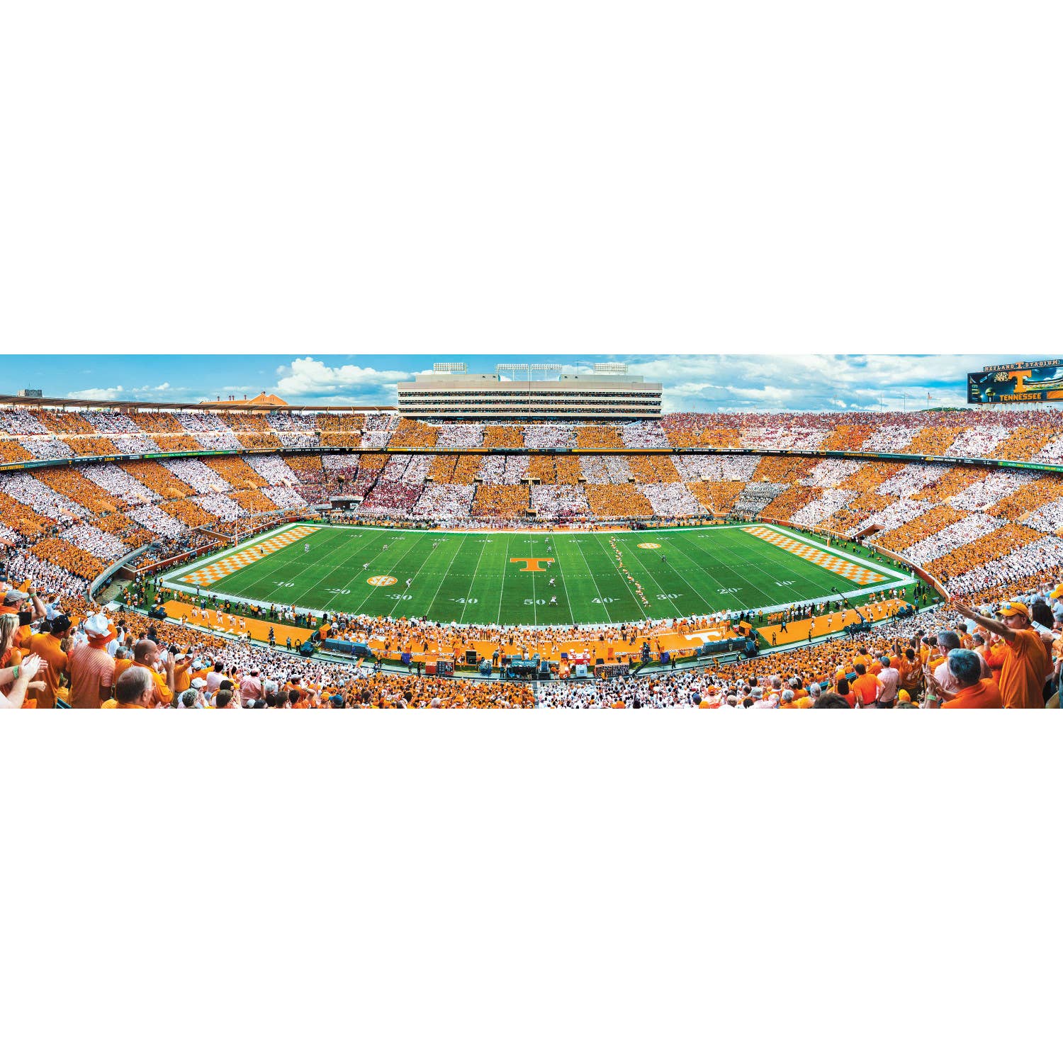 Tennessee Volunteers Panoramic Jigsaw Puzzle-Games and Puzzles > Toys & Games > Puzzles > Jigsaw Puzzles-Quinn's Mercantile
