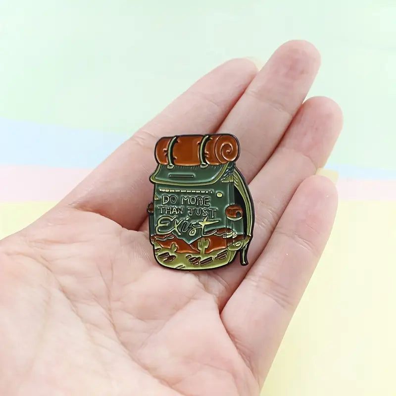 Backpack Pin-Apparel & Accessories > Jewelry > Brooches & Lapel Pins-Quinn's Mercantile