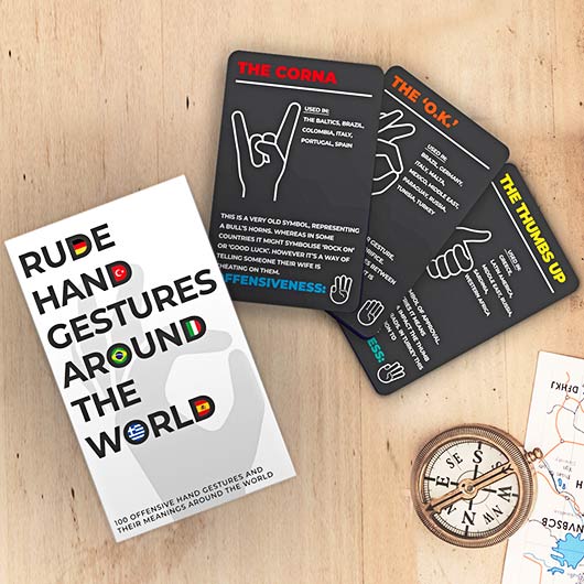 Rude Hand Gestures-Games > Toys & Games > Games > Card Games-Quinn's Mercantile