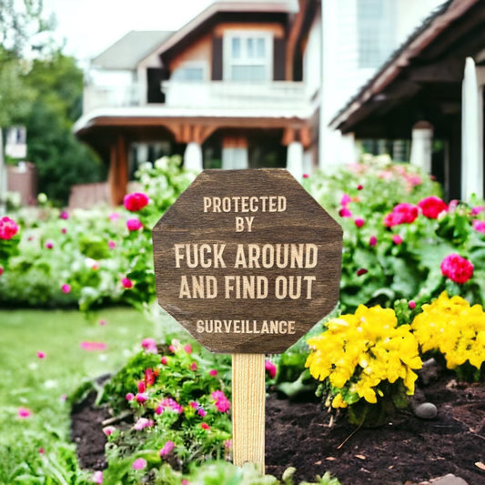 Protected by Fuck Around and Find Out Surveillance-Gifts > Home & Garden > Decor > Refrigerator Magnets-Quinn's Mercantile