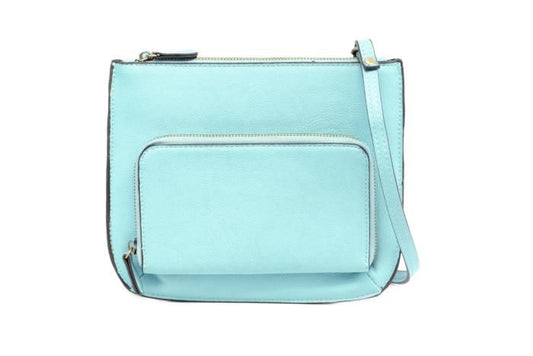 Aqua Crossbody Bag-Apparel & Accessories > Handbags, Wallets & Cases > Handbags-Quinn's Mercantile