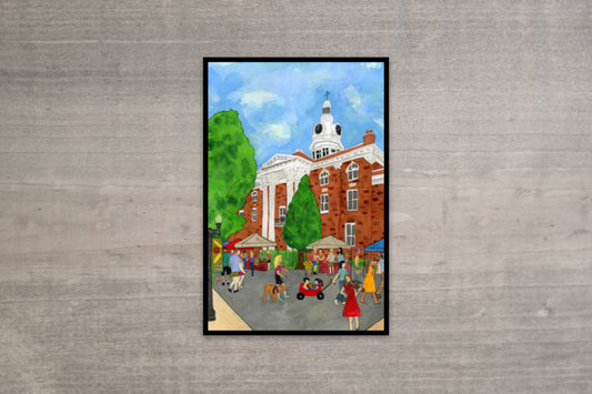 Murfreesboro Courthouse Magnet-Gifts > Home & Garden > Decor > Refrigerator Magnets-Quinn's Mercantile