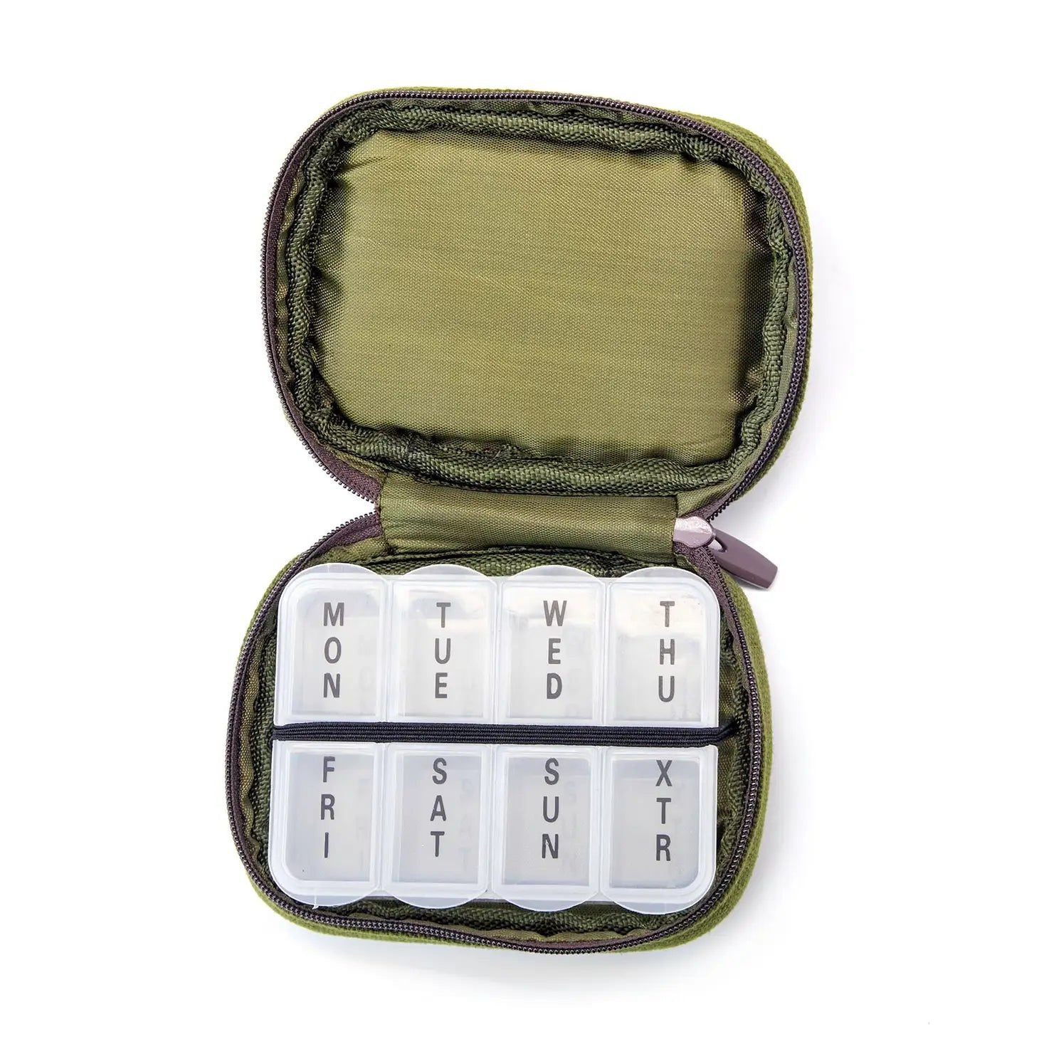 Canvas Pill and Vitamin Case-Luggage & Bags > Luggage Accessories > Travel Bottles & Containers-Quinn's Mercantile