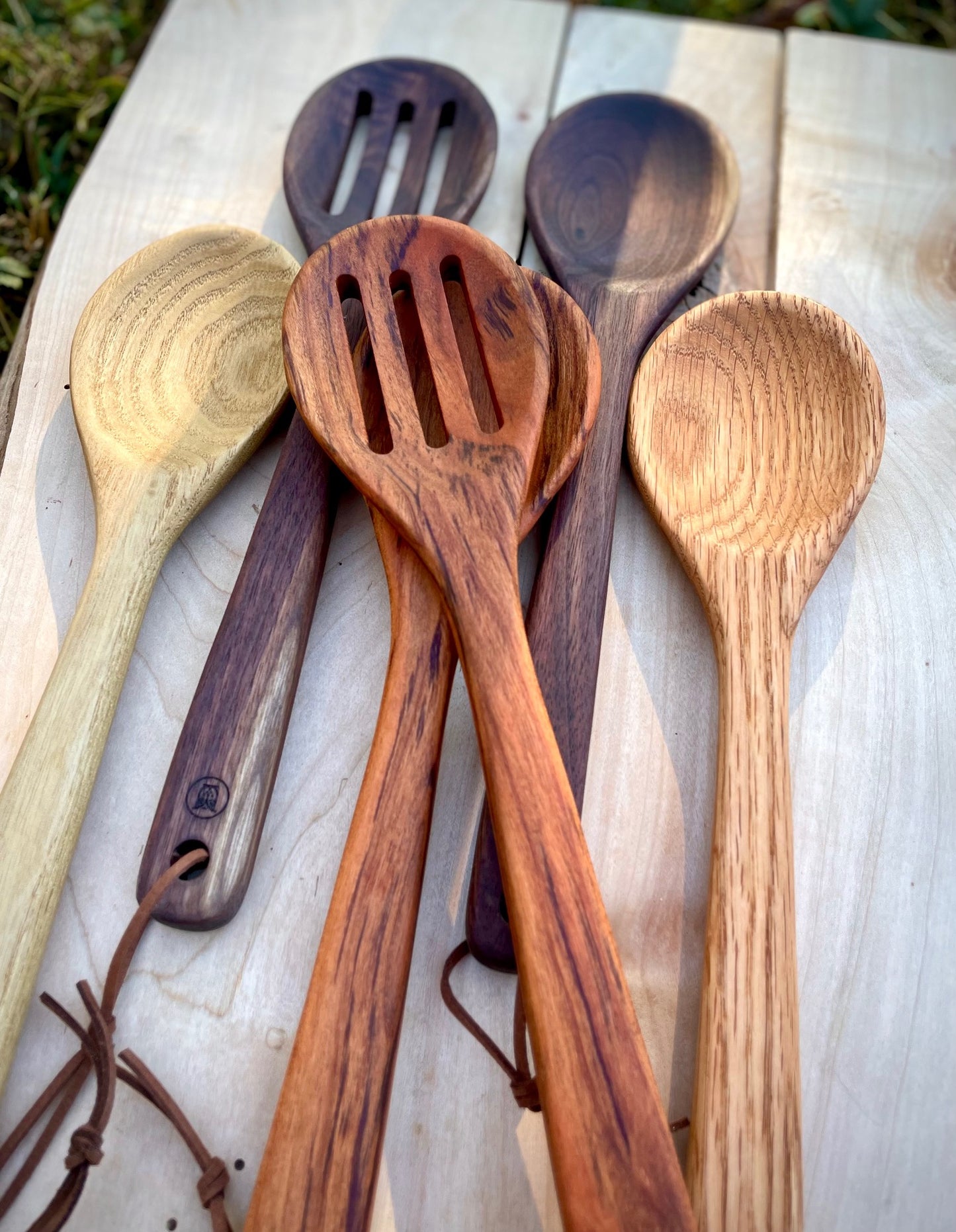 Handcrafted Wooden Spoons-kitchen > Home & Garden > Kitchen & Dining > Kitchen Tools & Utensils > Measuring Cups & Spoons-Walnut Spoon-Quinn's Mercantile