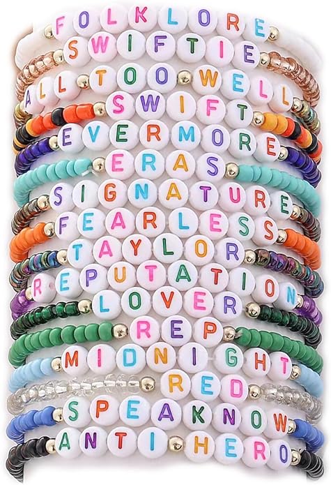 Swiftie Friendship Bracelets-Apparel & Accessories > Jewelry > Bracelets-Quinn's Mercantile
