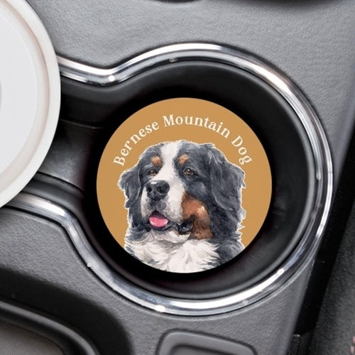 Bernese Mountain Dog Car Coaster-Car Coaster-Quinn's Mercantile