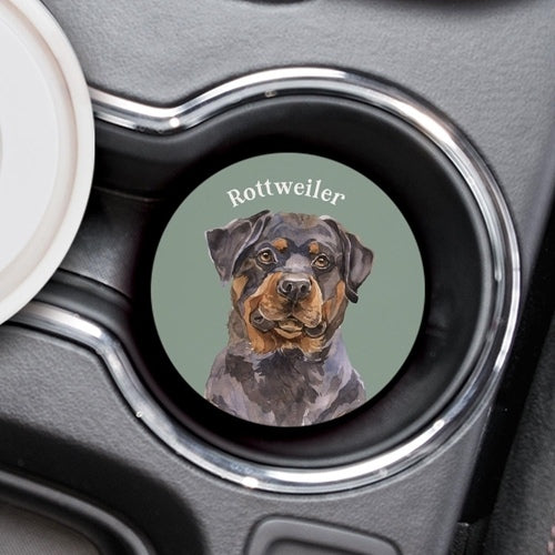 Rottweiler Car Coaster-Car Coaster-Quinn's Mercantile
