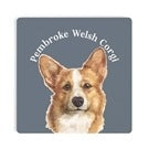 Pembroke Welsh Corgi Coaster-Coasters-Quinn's Mercantile