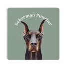 Doberman Pinscher Coaster-Coasters-Quinn's Mercantile