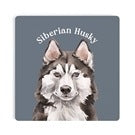 Siberian Husky Coaster