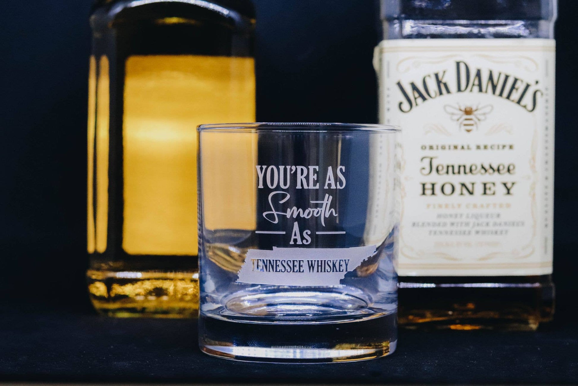 Smooth as Tennessee Whiskey Rocks Glass-Home & Garden > Kitchen & Dining > Tableware > Drinkware-Quinn's Mercantile