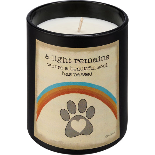Light Remains A Beautiful Soul Passed Jar Candle