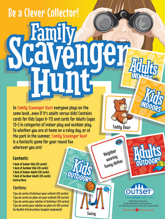 Family Scavenger Hunt-Toys & Games > Games > Card Games-Quinn's Mercantile