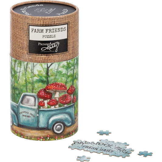 Mushrooms Toadstool Farm Puzzle-Toys & Games > Puzzles-Quinn's Mercantile