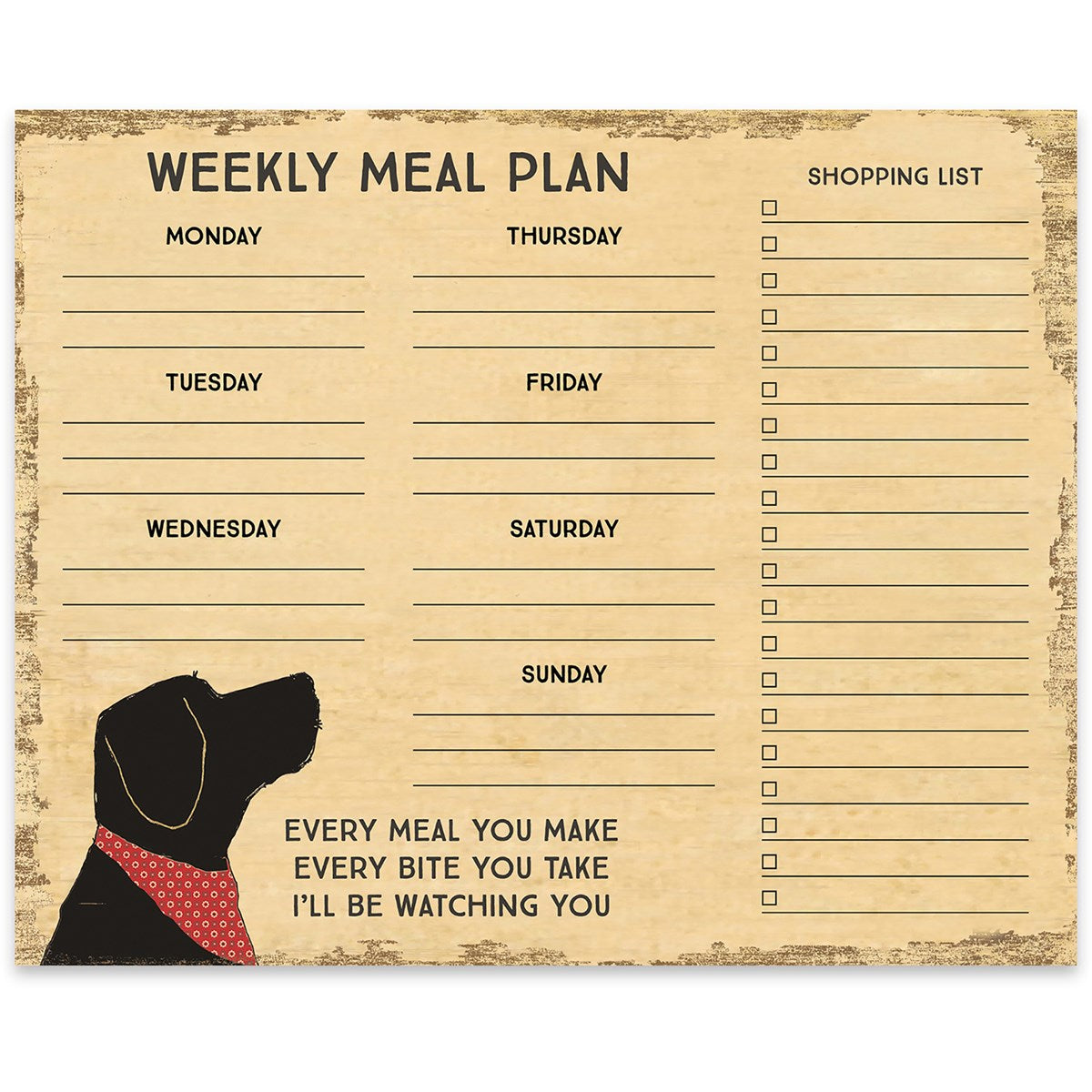Every Meal You Make Notepad