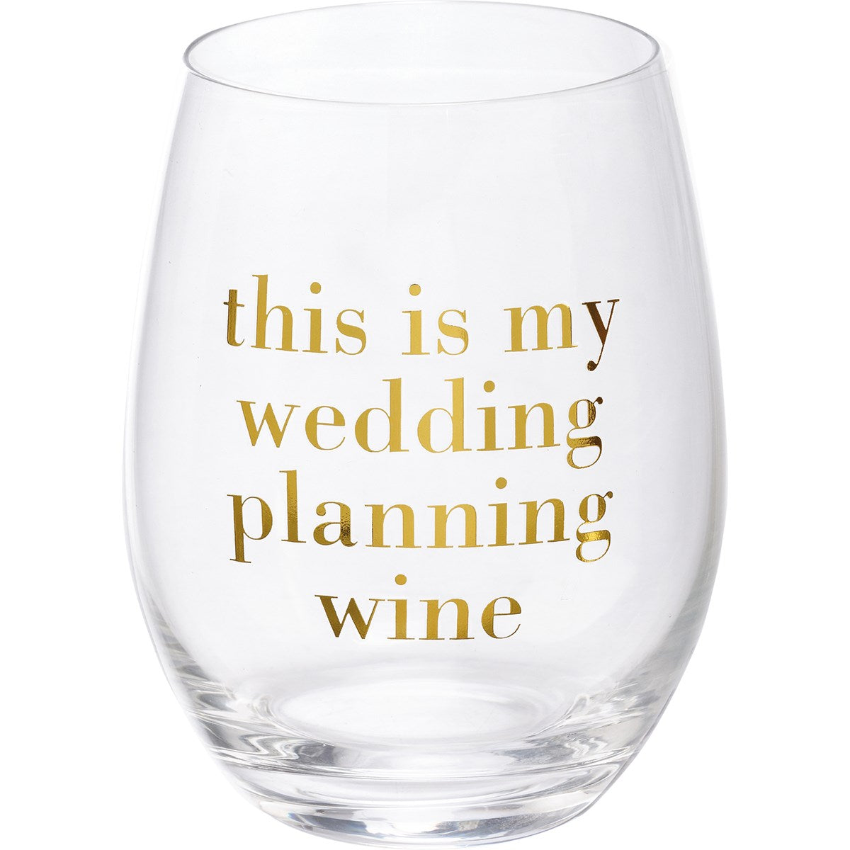This Is My Wedding Planning Wine Wine Glass-Home & Garden > Kitchen & Dining > Barware-Quinn's Mercantile