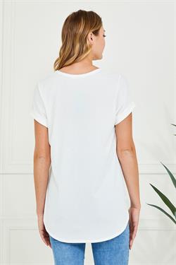 Plus Ribbed Short Sleeve Top-Apparel > Apparel & Accessories > Clothing > Shirts & Tops-Quinn's Mercantile