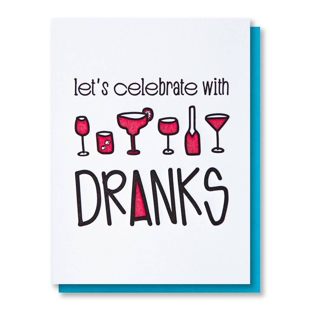 Dranks Celebration Card-Greeting and Notecards > Gifts > Arts & Entertainment > Party & Celebration > Gift Giving > Greeting & Note Cards-Quinn's Mercantile
