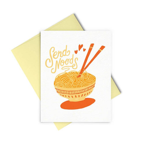 Send Noods Greeting Card-Greeting cards > Arts & Entertainment > Party & Celebration > Gift Giving > Greeting & Note Cards-Quinn's Mercantile