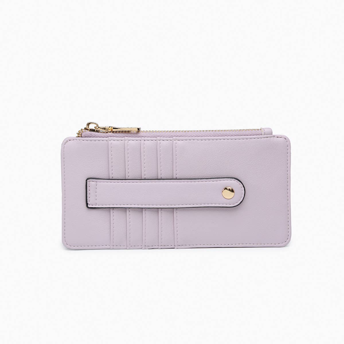 Saige Slim Card Holder Wallet-Apparel & Accessories > Handbag & Wallet Accessories-Lavender-Quinn's Mercantile