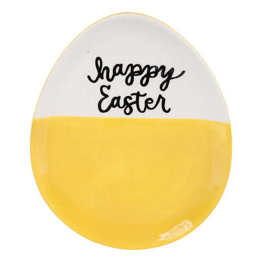 Easter Egg Shaped Plate-Home & Garden > Kitchen & Dining > Tableware > Serveware > Serving Platters-Quinn's Mercantile