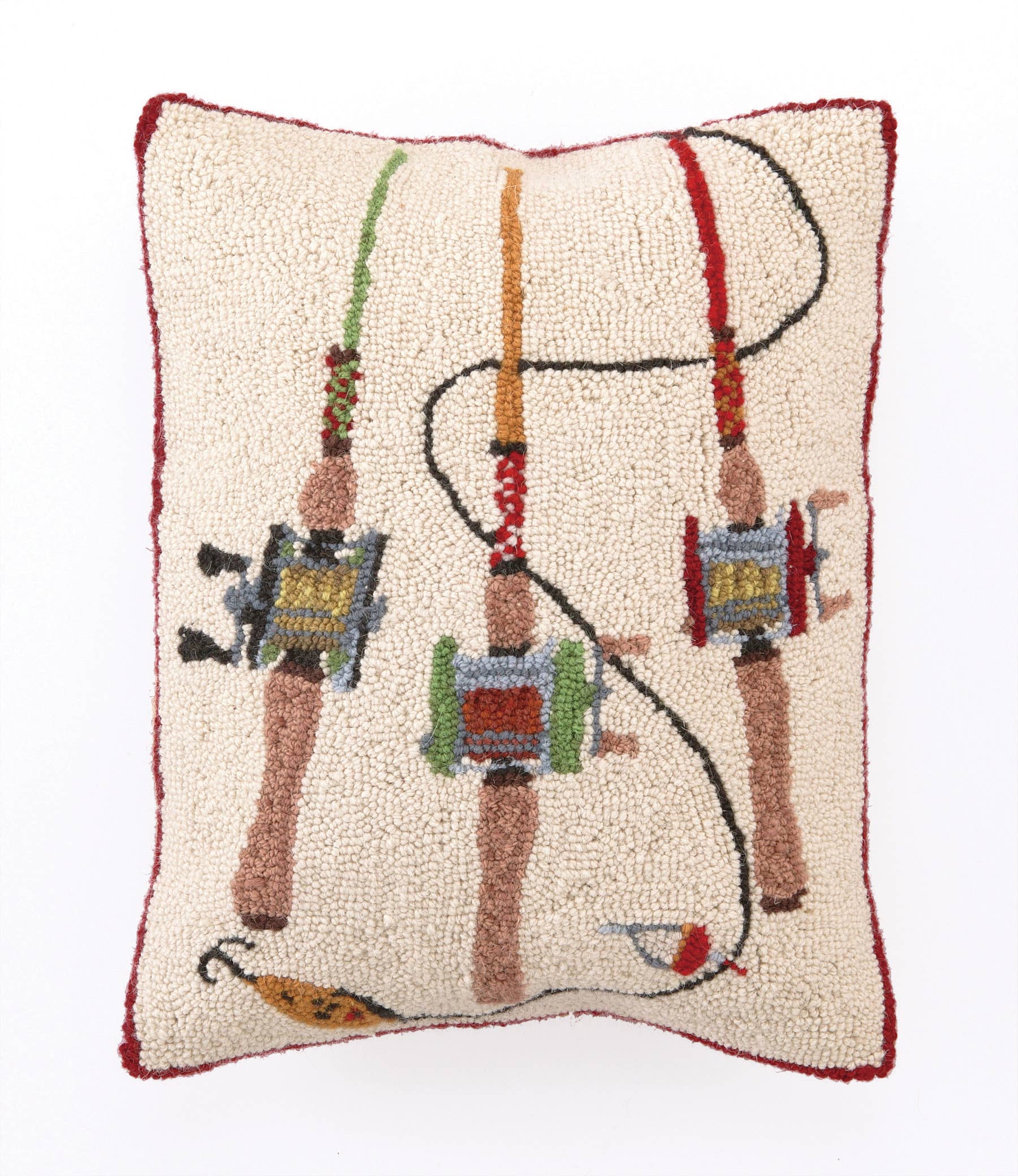 Fishing Rods Hook Pillow-Textiles > Home & Garden > Decor > Throw Pillows-Quinn's Mercantile