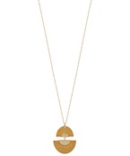 Double Wedge Pendant Necklace-Jewelry > Apparel & Accessories > Jewelry > Necklaces-Quinn's Mercantile