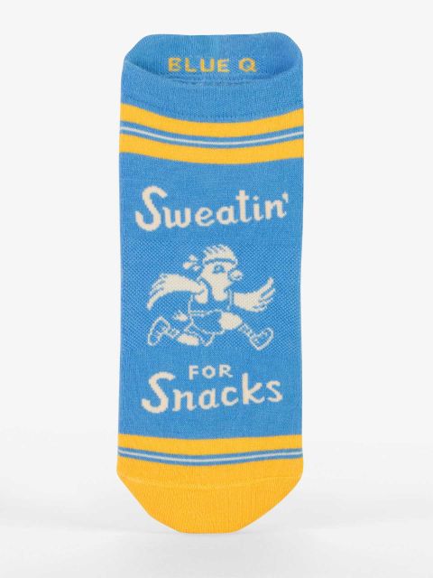 Sweatin' For Snacks Sneaker Socks-Apparel > Apparel & Accessories > Clothing > Underwear & Socks-Quinn's Mercantile