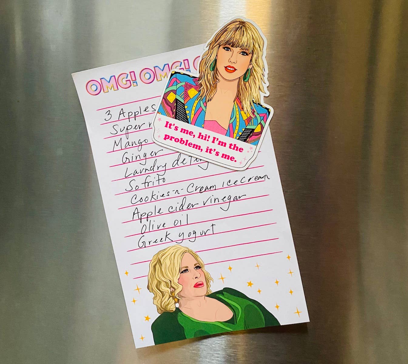 Taylor It's Me, Hi! Die Cut Magnet-Home Office > Home & Garden > Decor > Refrigerator Magnets-Quinn's Mercantile