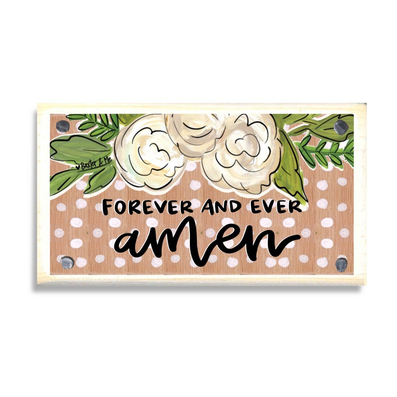 Forever and Ever Amen Happy Block-For the Home > Home & Garden > Decor > Artwork-Quinn's Mercantile