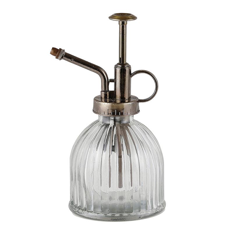 Clear Glass Mister-Home & Garden > Lawn & Garden > Watering & Irrigation > Watering Cans-Quinn's Mercantile