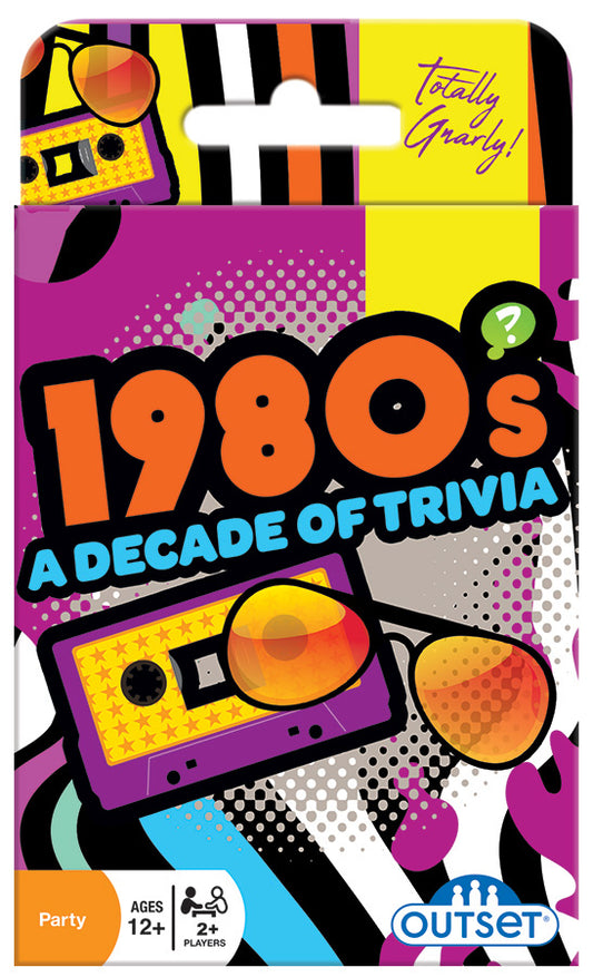 Eighties Decade of Trivia Game-Games > Toys & Games > Games > Card Games-Quinn's Mercantile