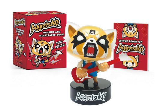 Aggretsuko Figurine and Illustrated Book Mini Game-Games > Toys & Games-Quinn's Mercantile