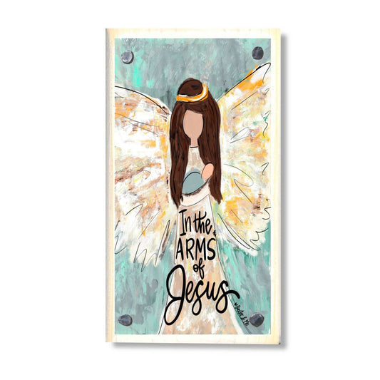 In the Arms of Jesus Happy Block-For the Home > Home & Garden > Decor > Artwork-Quinn's Mercantile
